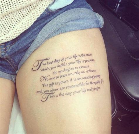 thigh tattoos quotes|thigh tattoos for men quotes.